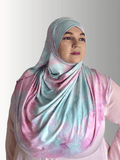 Cotton Candy double-loop instant hijab