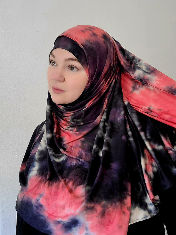 Twilight Rose instant jersey shawl